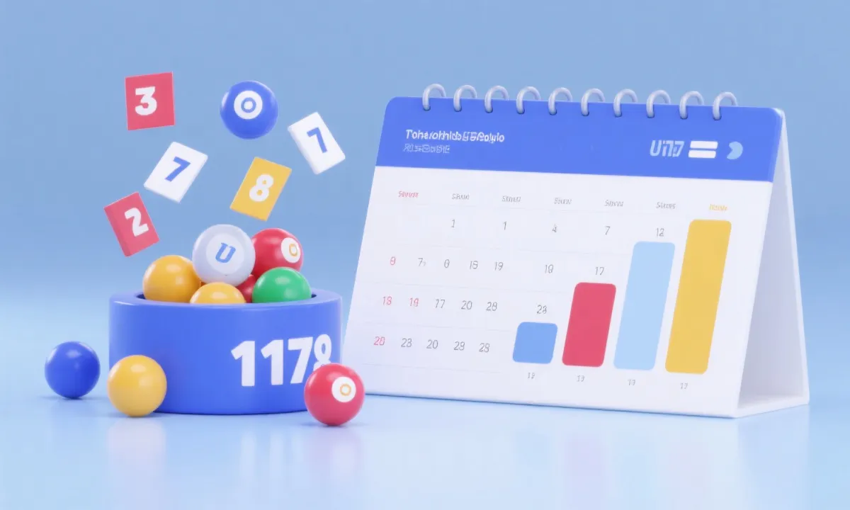 开奖公告与日程示意图