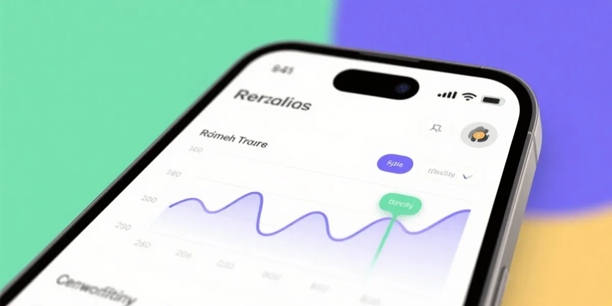 移动端数据工作台示意图