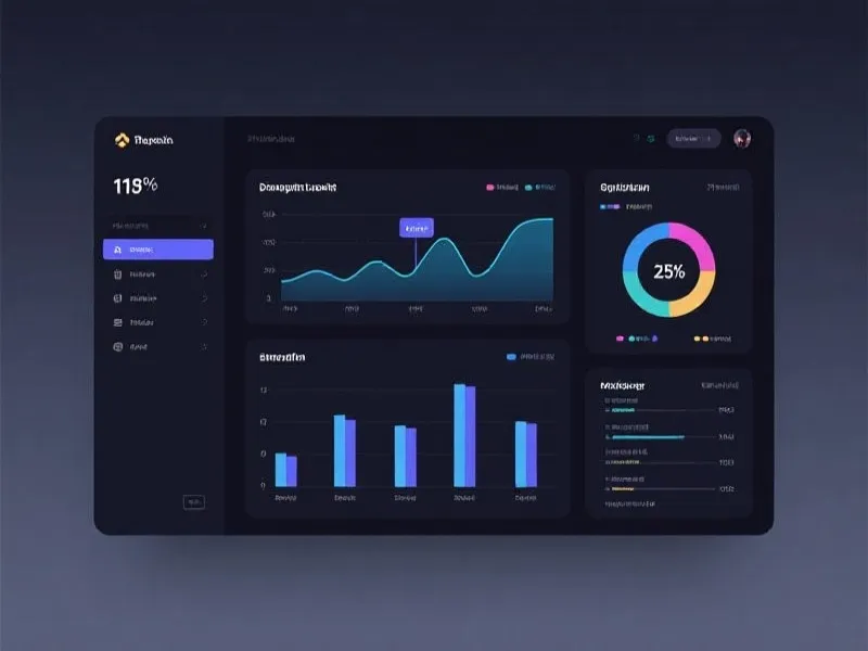 数据分析面板展示